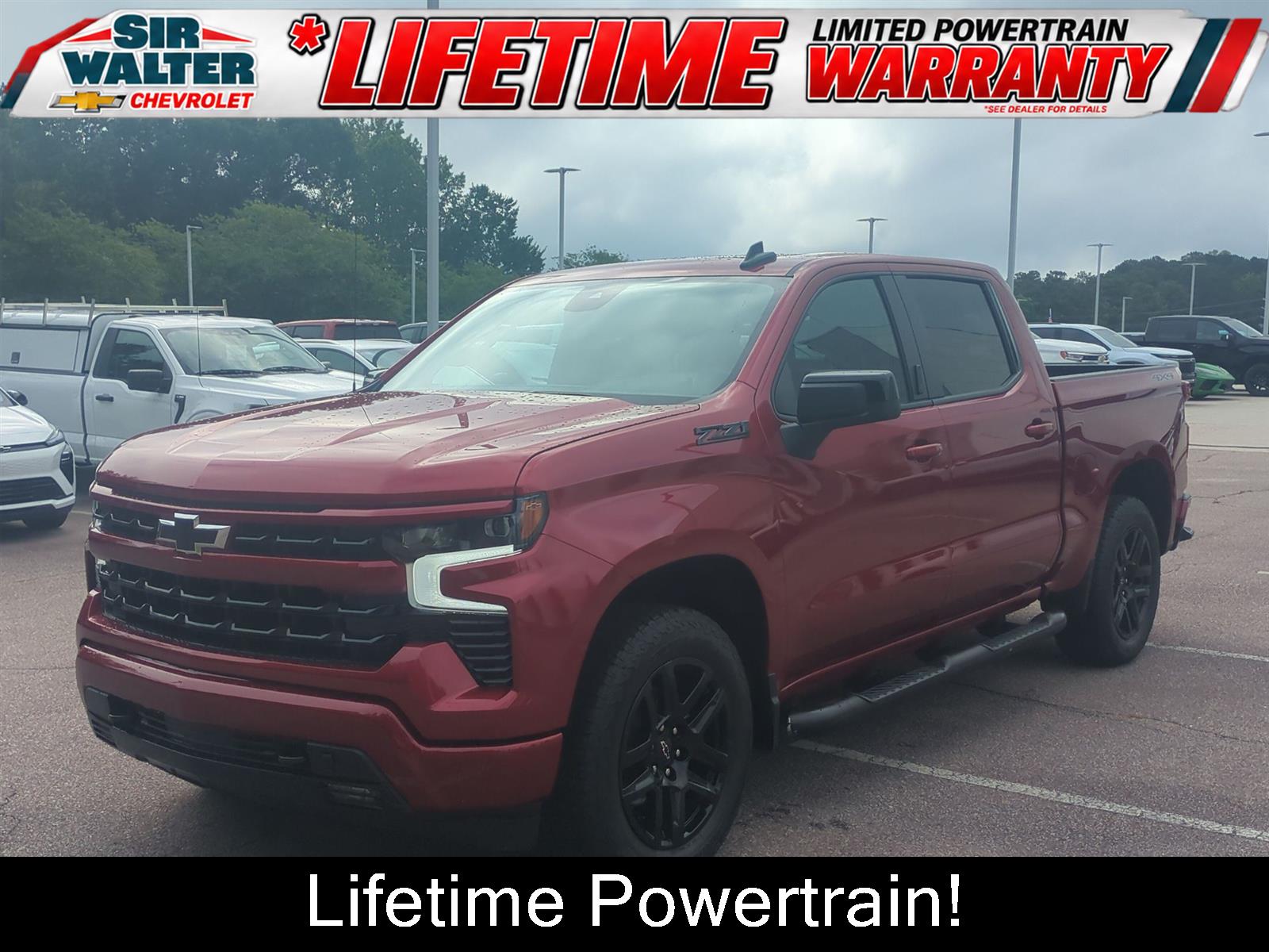 Radiant Red Tintcoat 2025 Chevrolet Silverado 1500 Pickup Truck Four-Wheel Drive Automatic