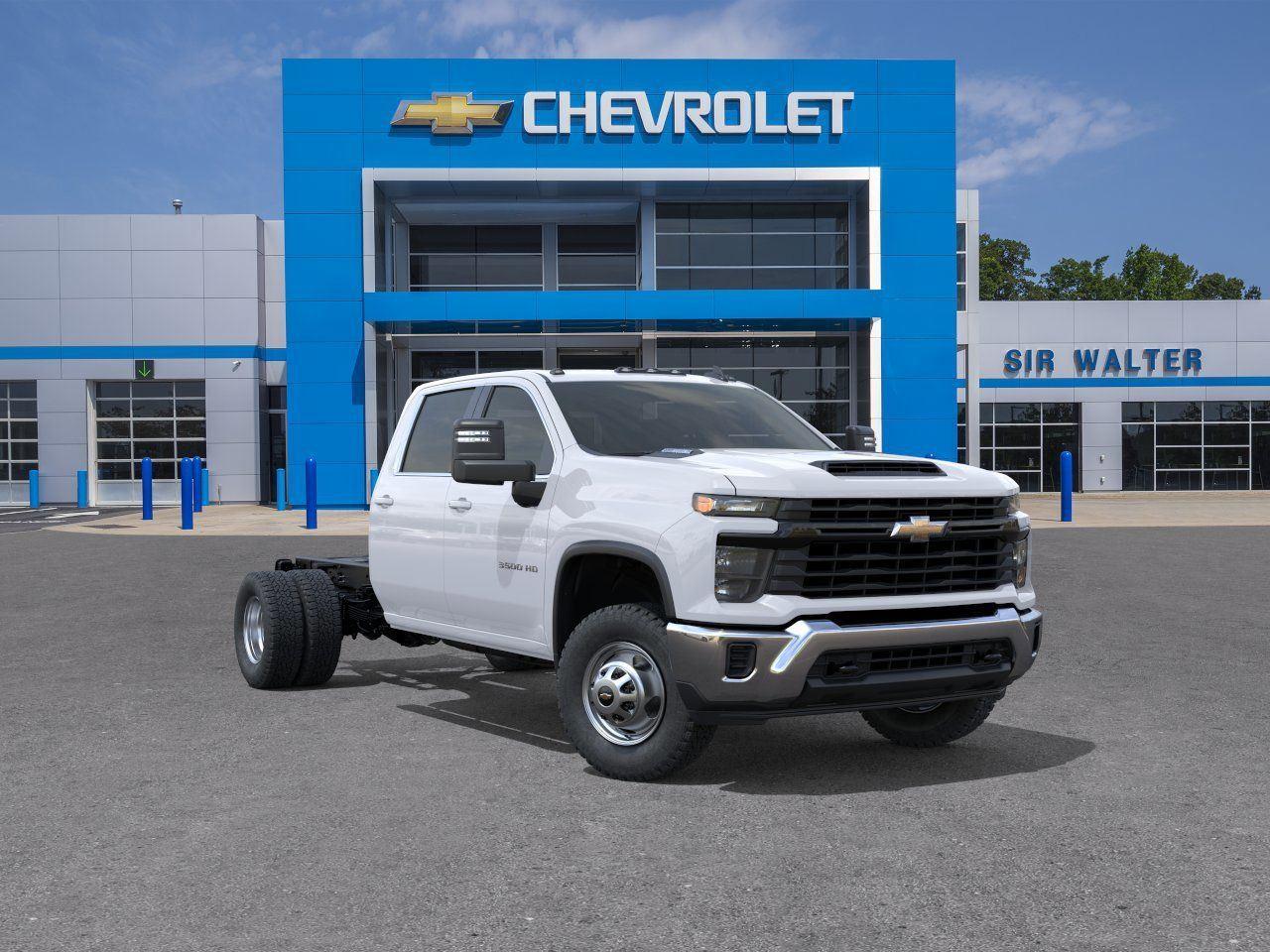 2026 Chevrolet Silverado 3500HD CC Work Truck - Summit White exterior view 1