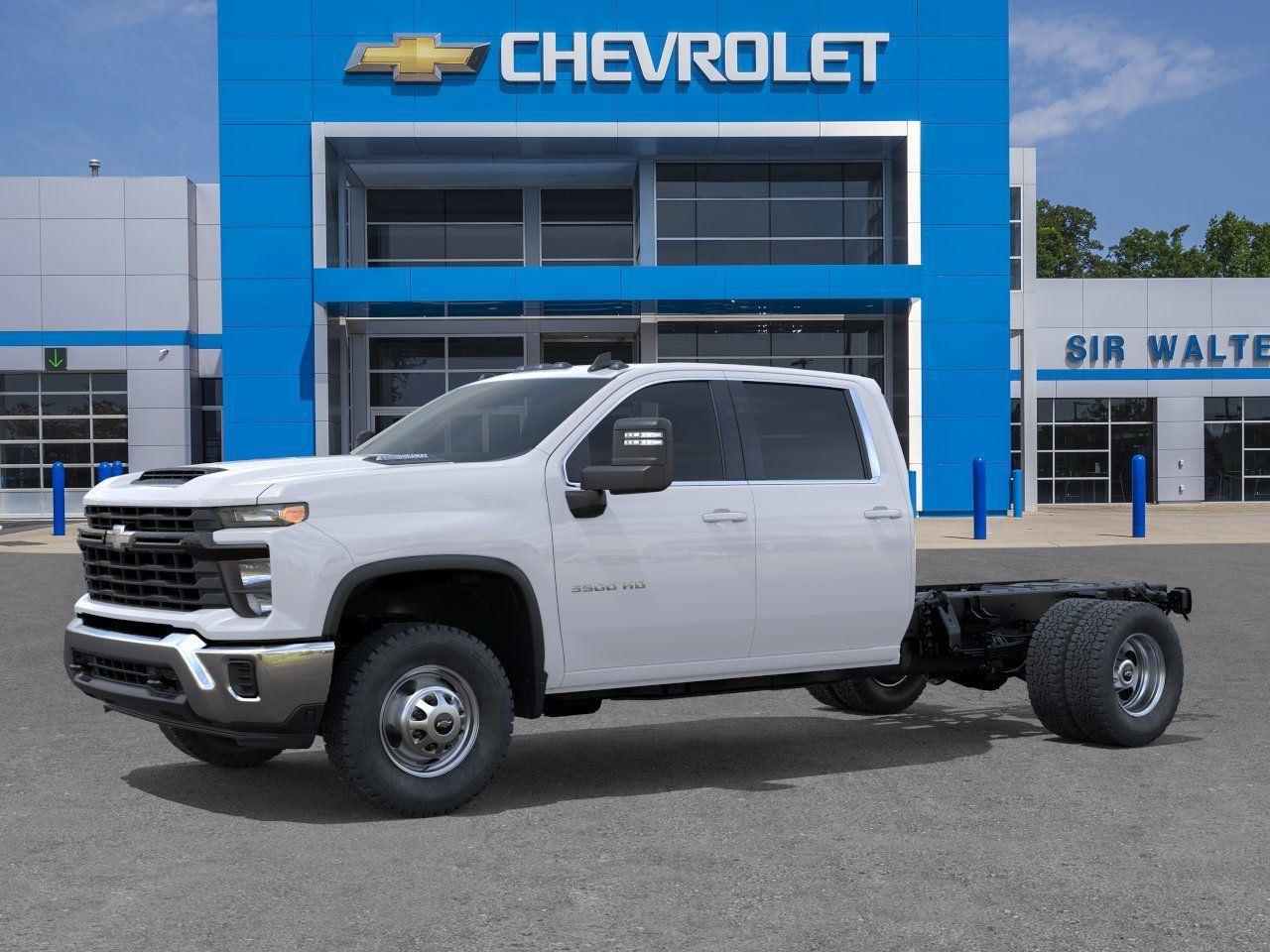 2026 Chevrolet Silverado 3500HD CC Work Truck - Summit White exterior view 2