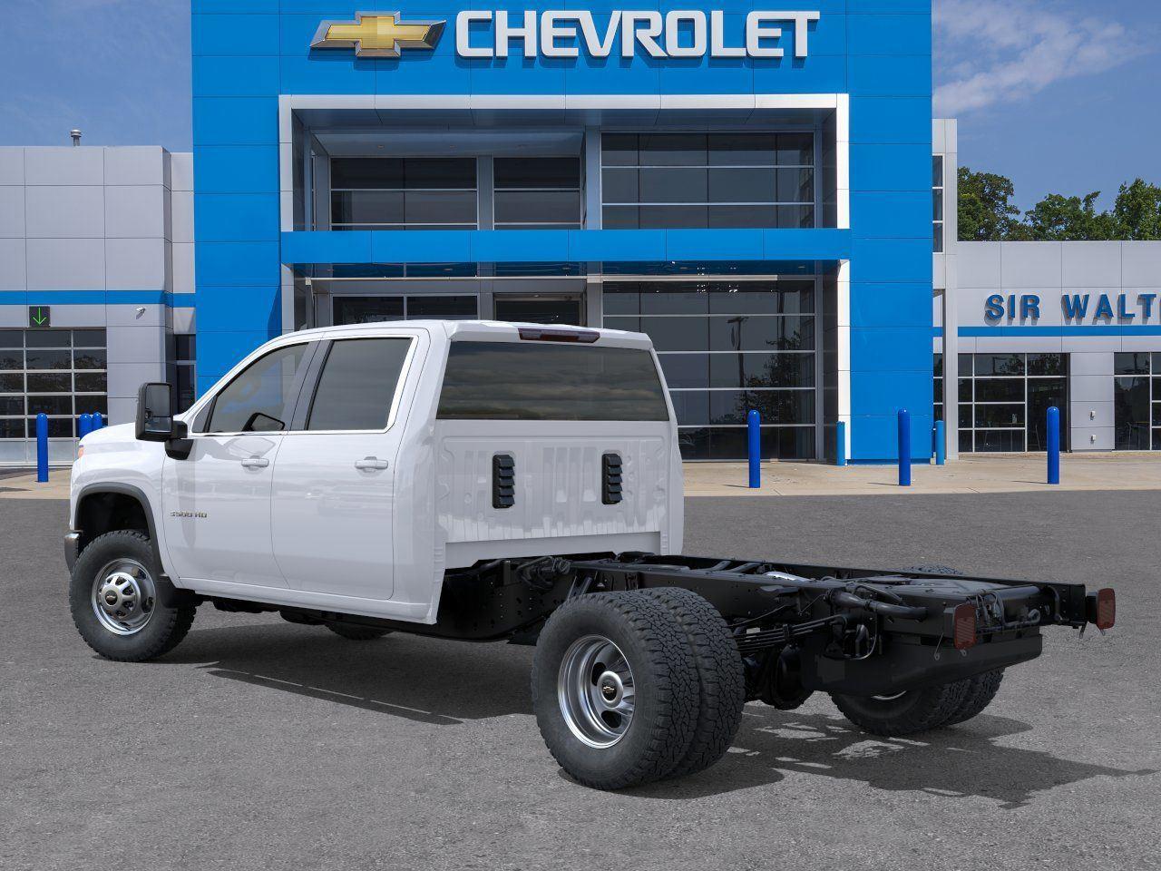 2026 Chevrolet Silverado 3500HD CC Work Truck - Summit White exterior view 3