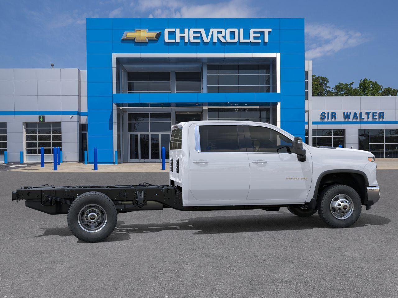 2026 Chevrolet Silverado 3500HD CC Work Truck - Summit White exterior view 5