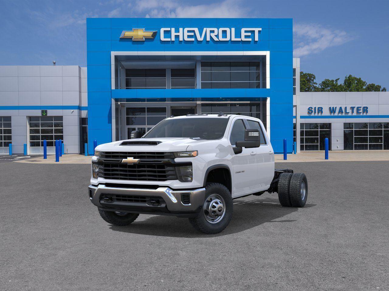 2026 Chevrolet Silverado 3500HD CC Work Truck - Summit White exterior view 8
