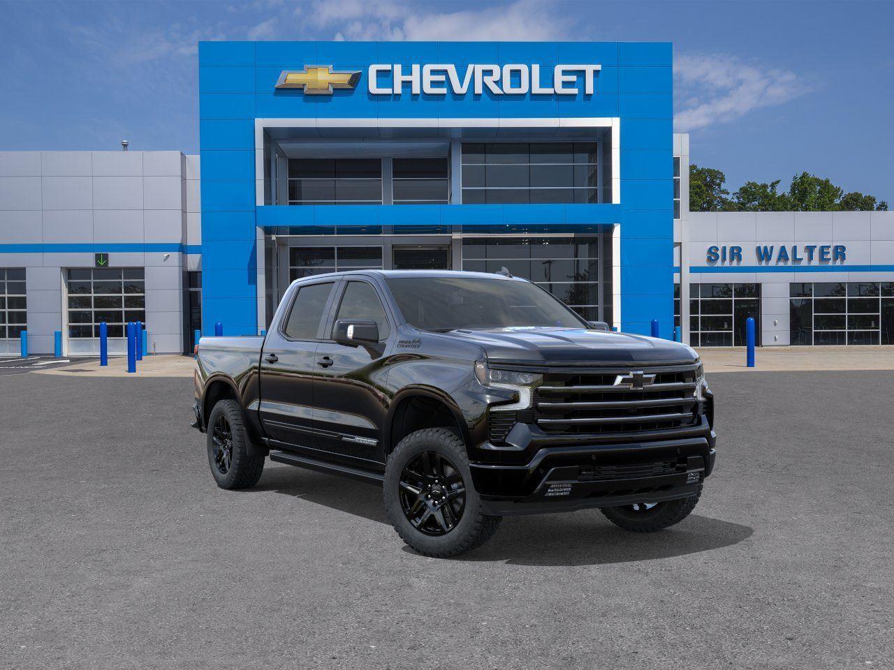2026 Chevrolet Silverado 1500 High Country - Black exterior view 1