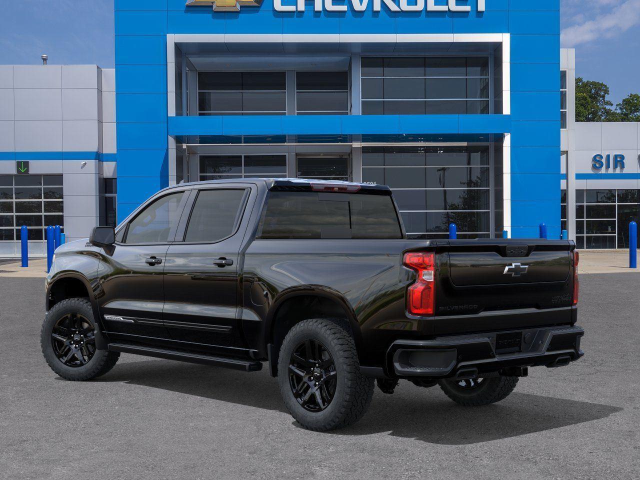 2026 Chevrolet Silverado 1500 High Country - Black exterior view 3