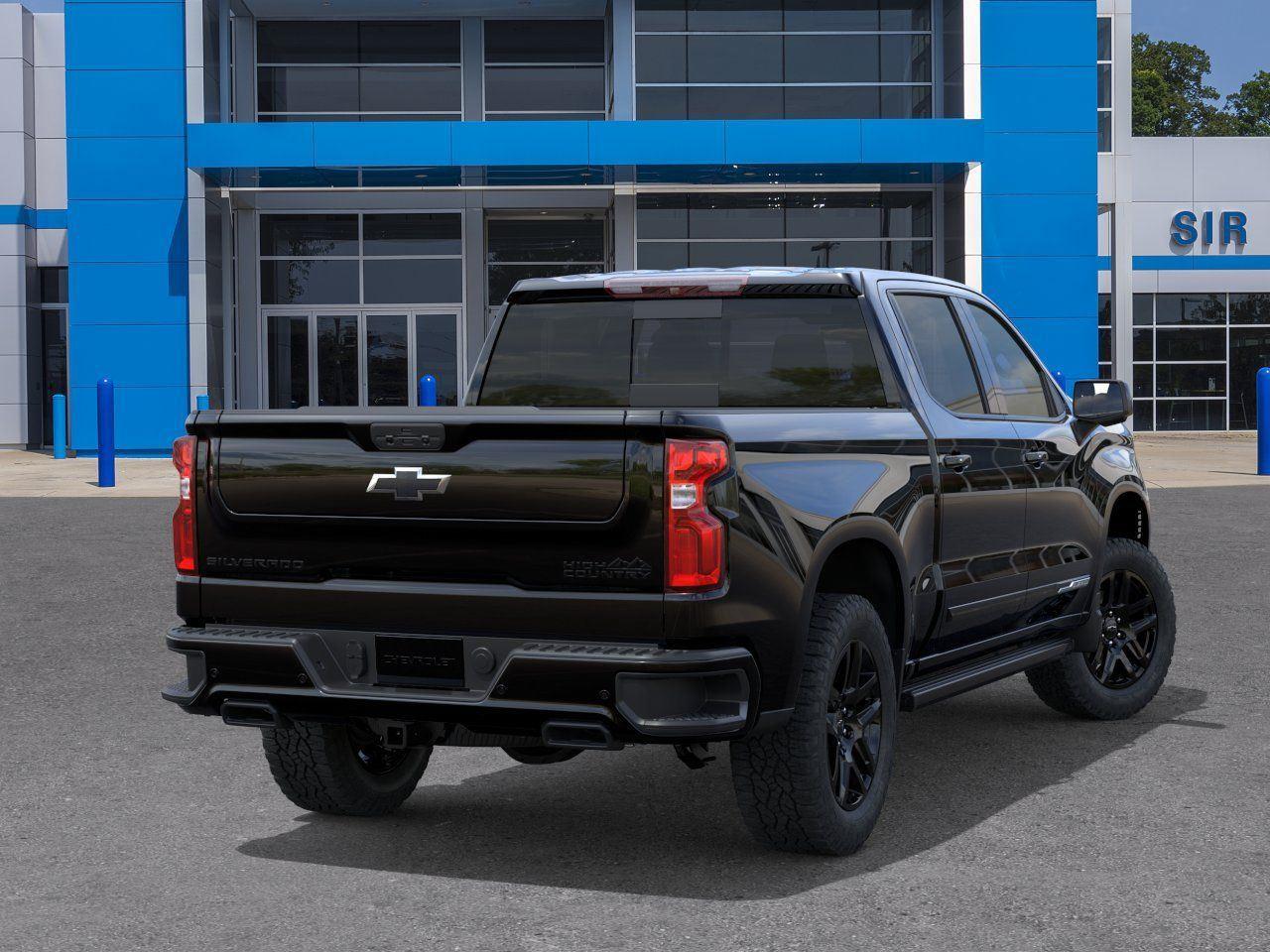 2026 Chevrolet Silverado 1500 High Country - Black exterior view 4