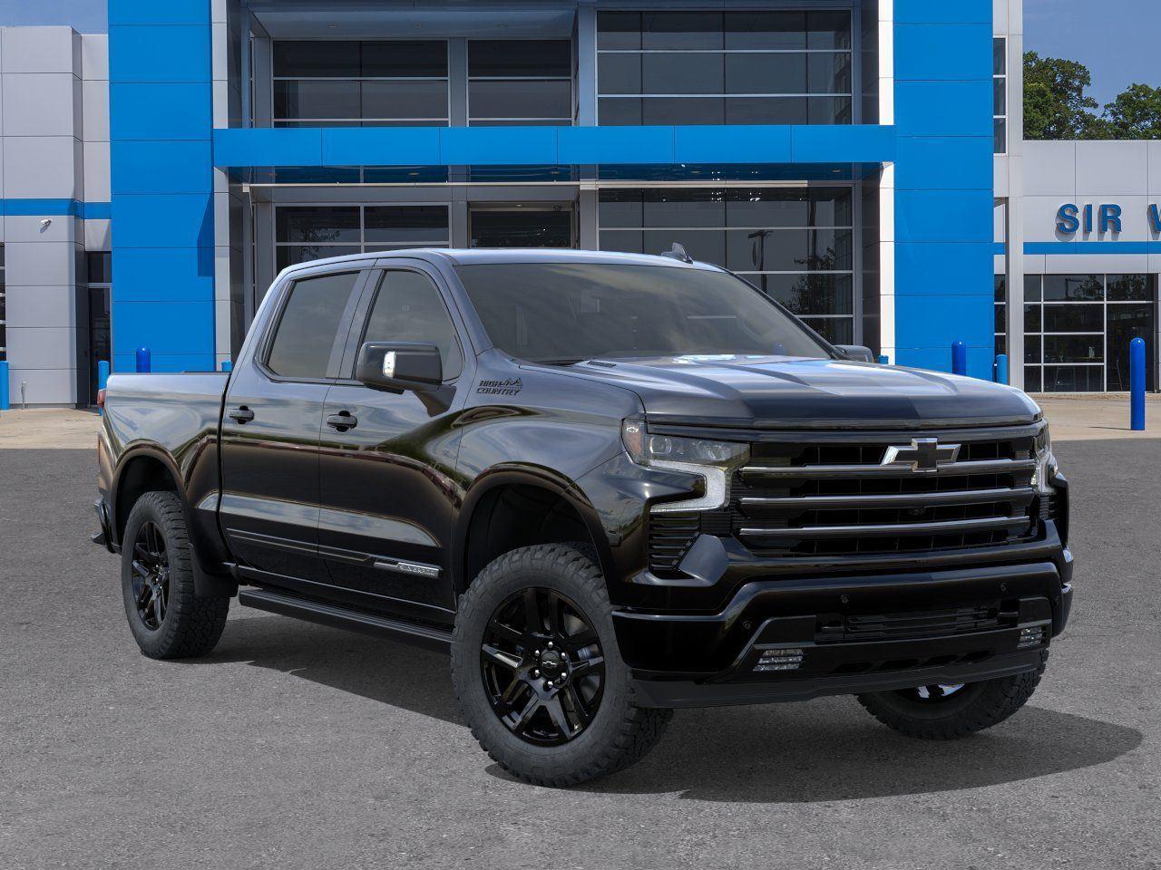 2026 Chevrolet Silverado 1500 High Country - Black exterior view 7