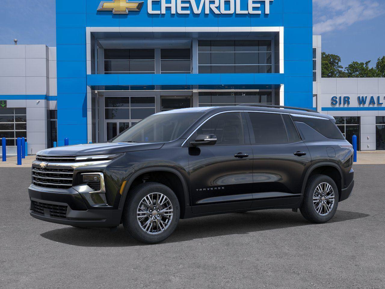 2026 Chevrolet Traverse FWD LT - Mosaic Black Metallic exterior view 3