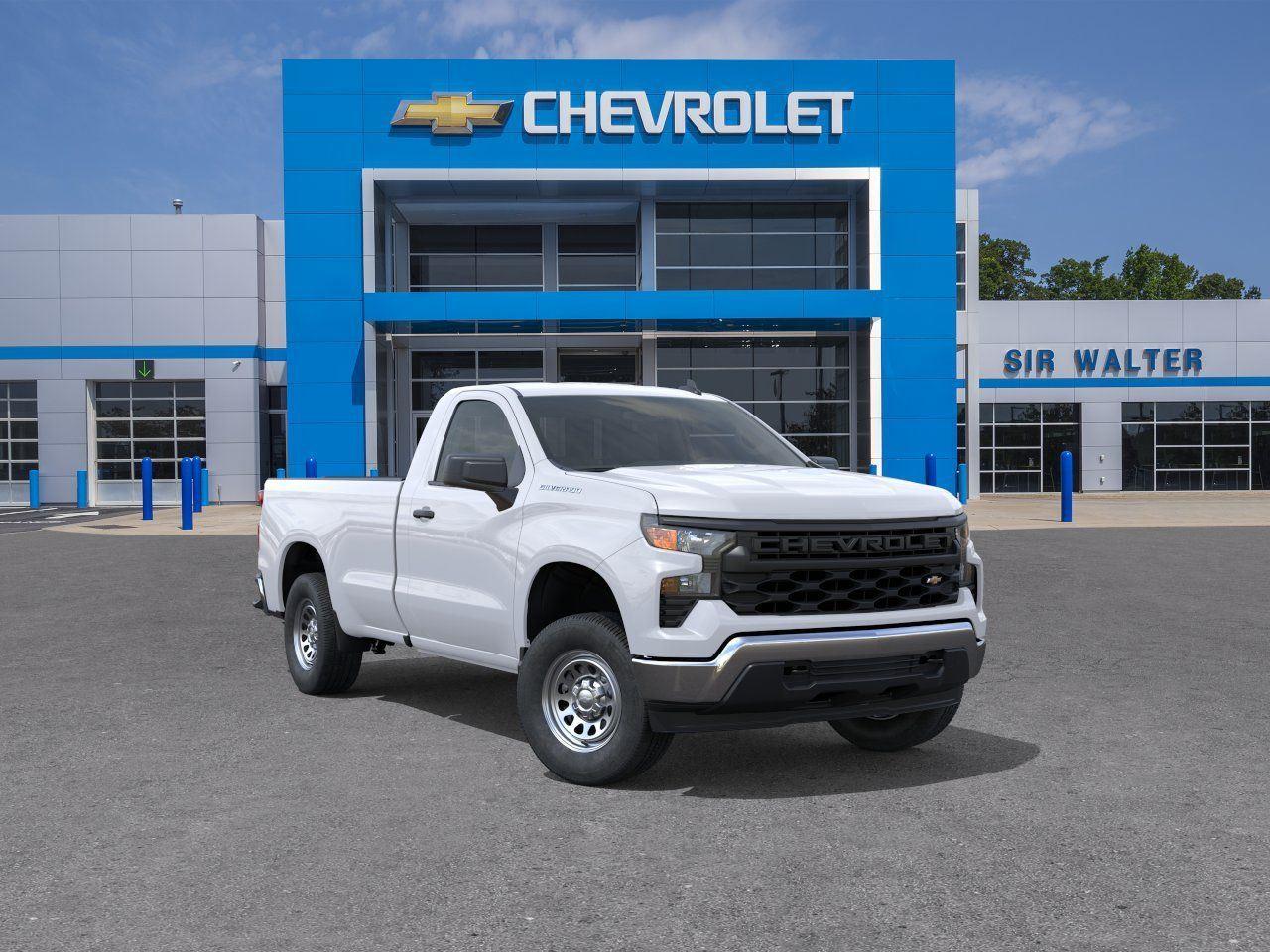 2026 Chevrolet Silverado 1500 Work Truck - Summit White exterior view 1
