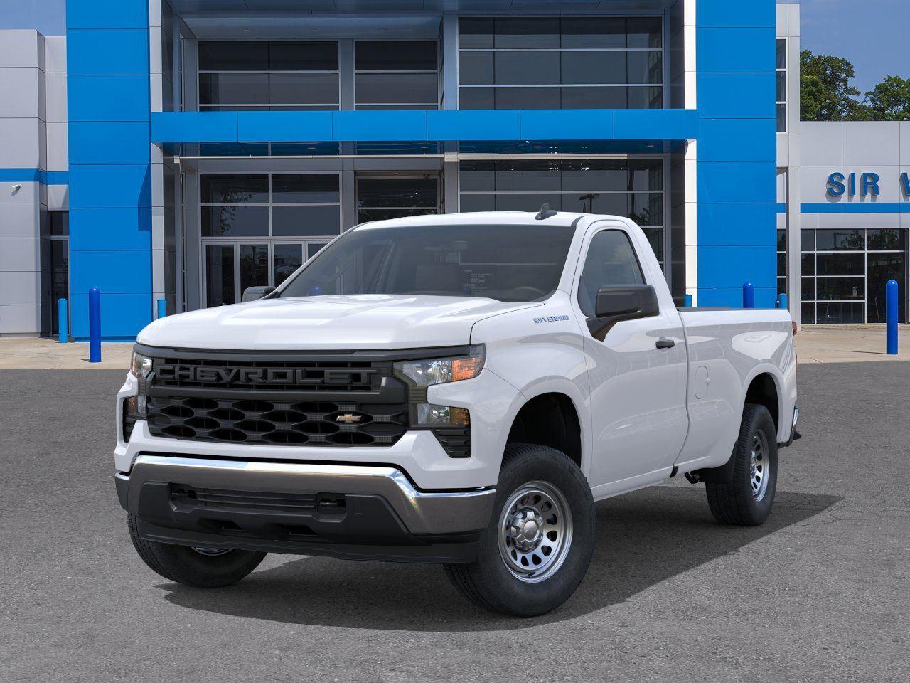 2026 Chevrolet Silverado 1500 Work Truck - Summit White exterior view 6