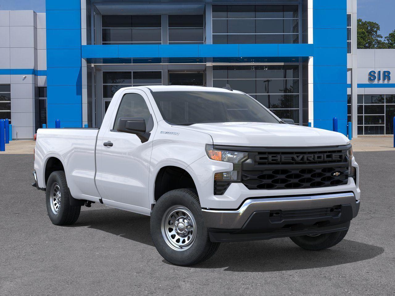 2026 Chevrolet Silverado 1500 Work Truck - Summit White exterior view 7
