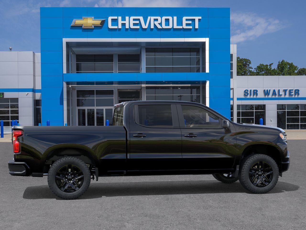 2026 Chevrolet Silverado 1500 RST - Black exterior view 6