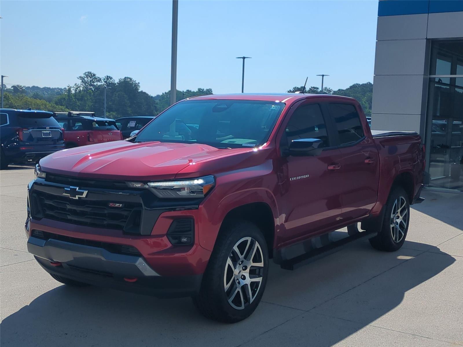 Radiant Red Tintcoat 2024 Chevrolet Colorado Pickup Truck Four-Wheel Drive 8-Speed Automatic