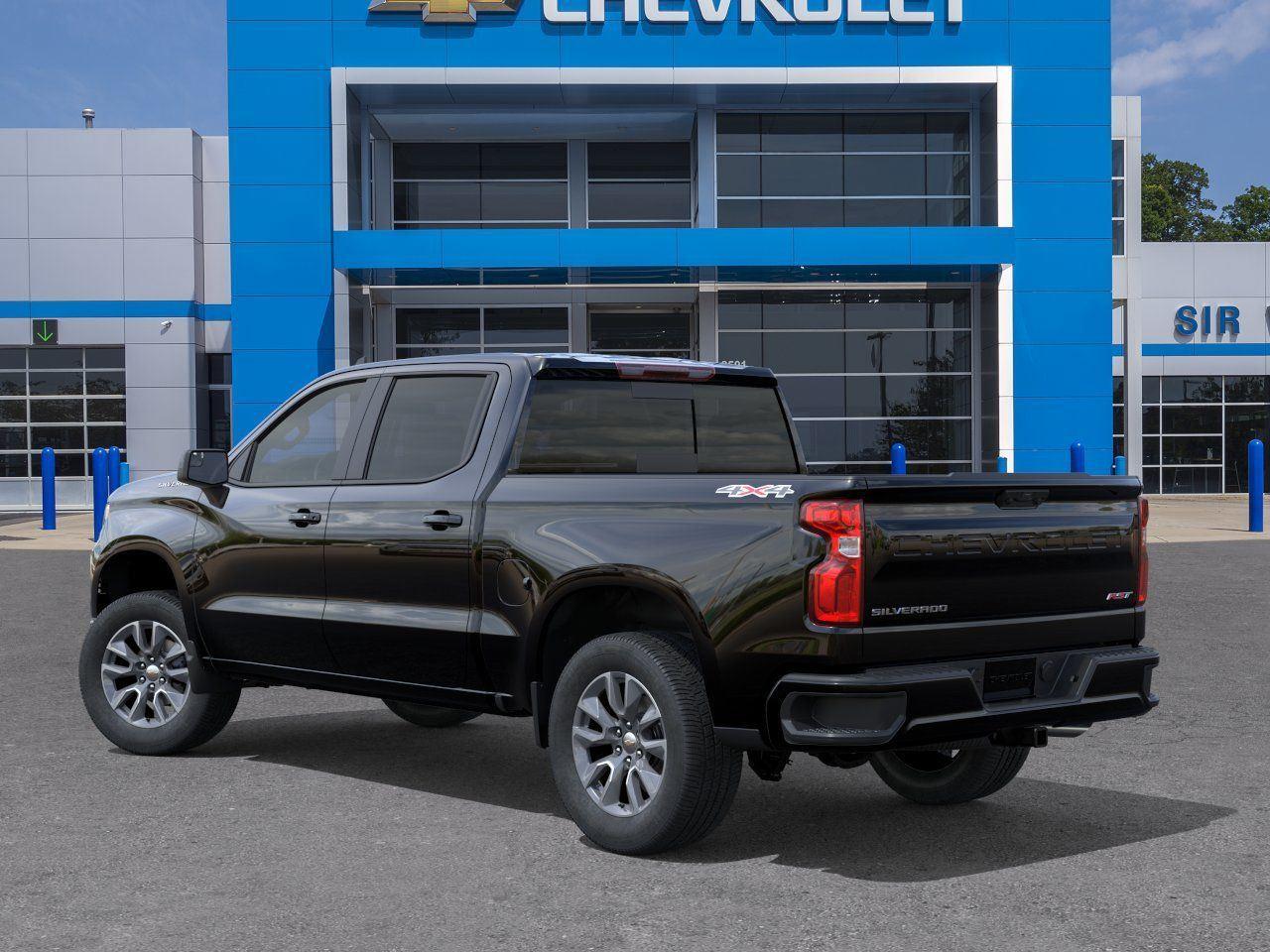 2026 Chevrolet Silverado 1500 RST - Black exterior view 3