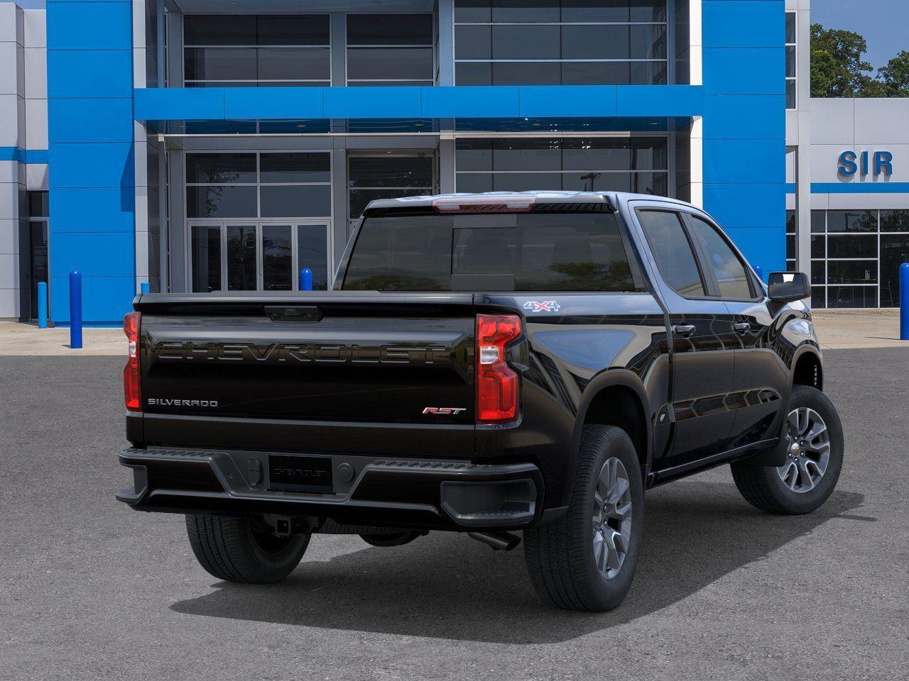 2026 Chevrolet Silverado 1500 RST - Black exterior view 4