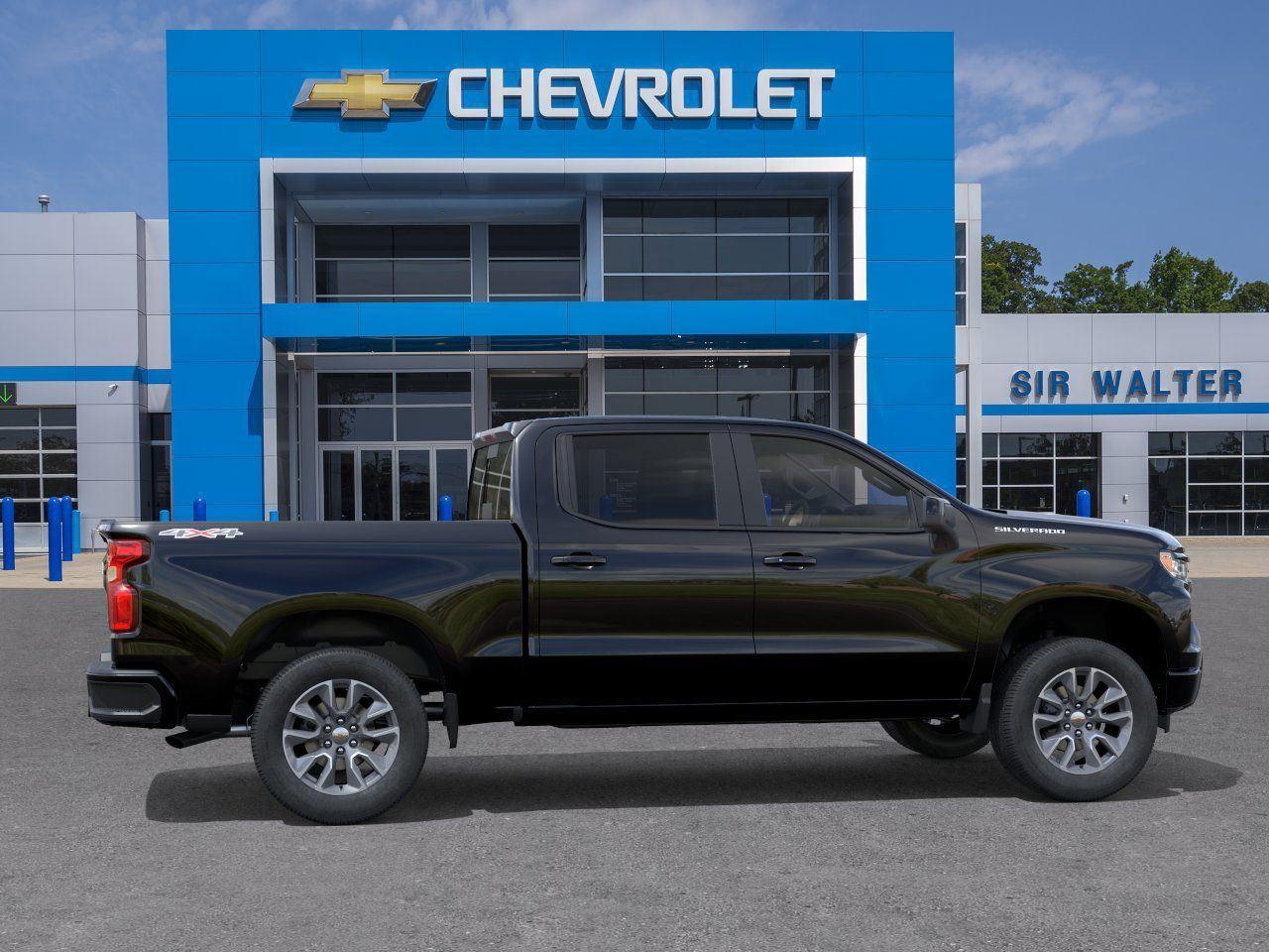2026 Chevrolet Silverado 1500 RST - Black exterior view 5