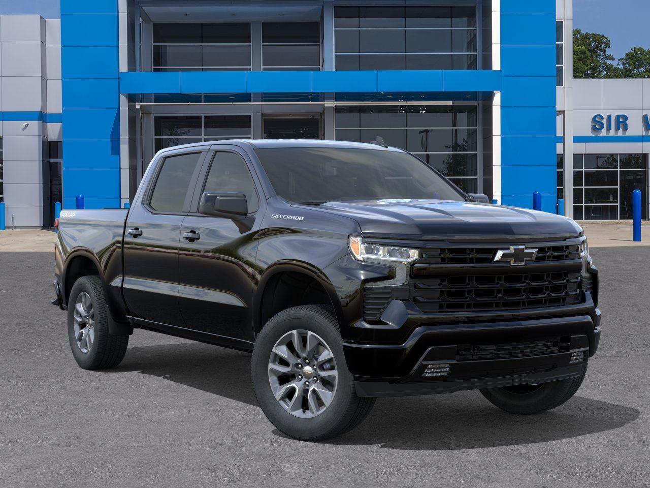 2026 Chevrolet Silverado 1500 RST - Black exterior view 7