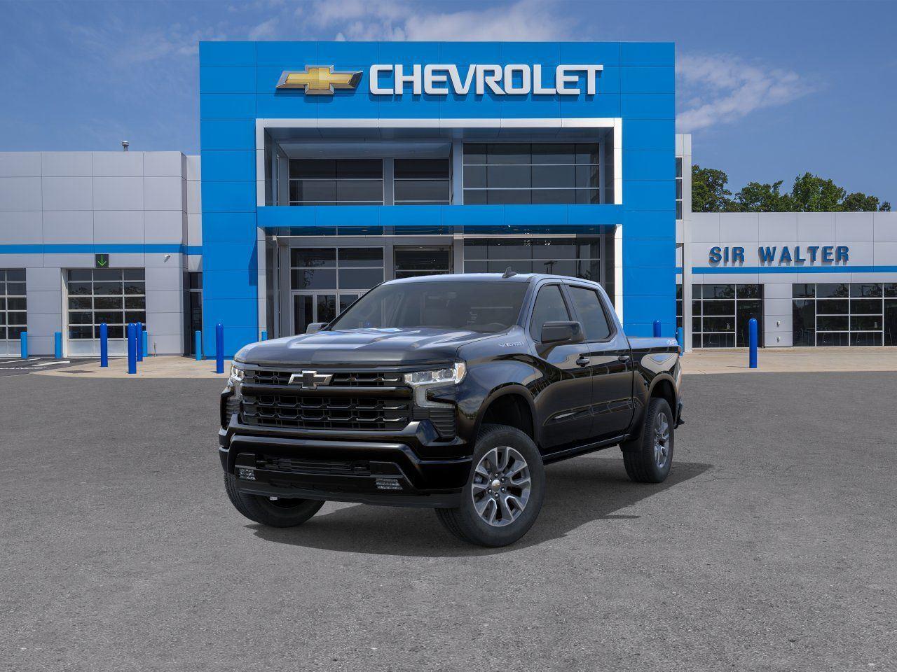 2026 Chevrolet Silverado 1500 RST - Black exterior view 8