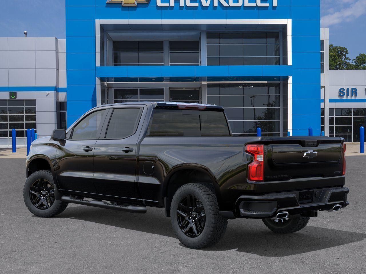 2026 Chevrolet Silverado 1500 RST - Black exterior view 4