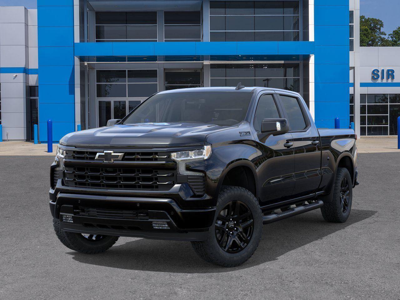 2026 Chevrolet Silverado 1500 RST - Black exterior view 7