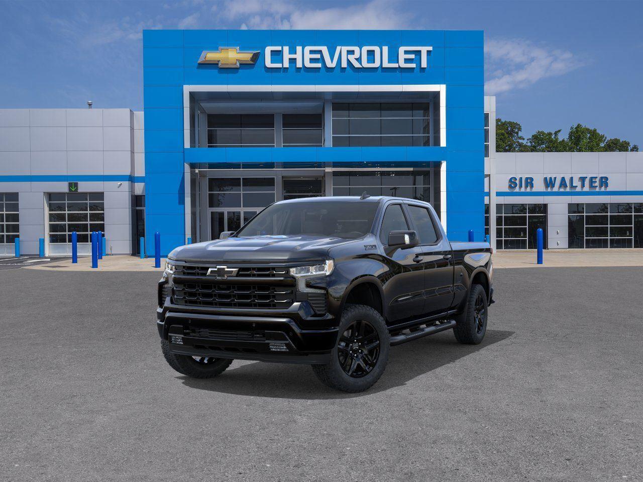 2026 Chevrolet Silverado 1500 RST - Black exterior view 9