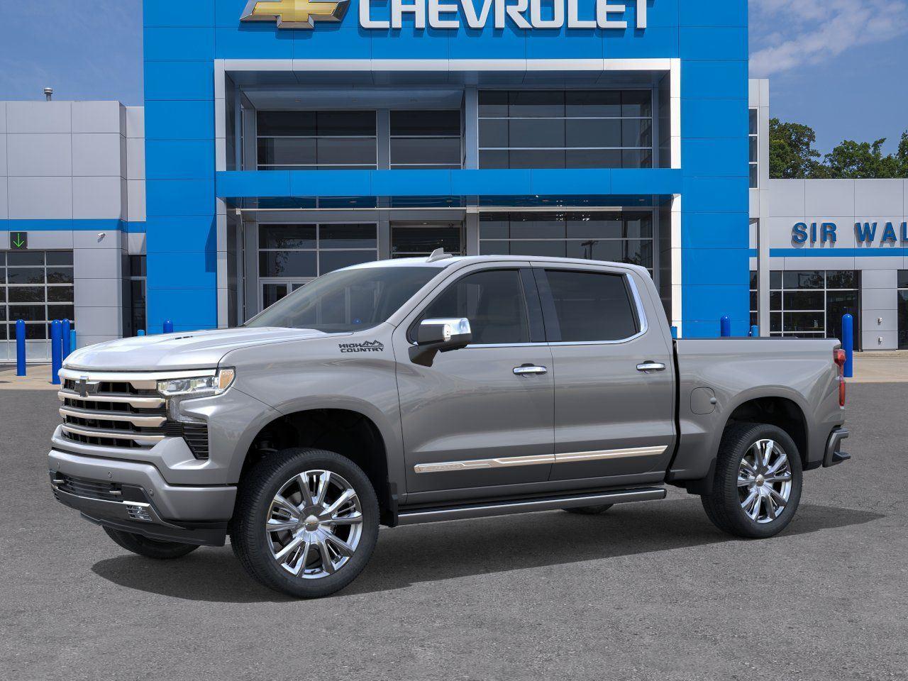 2026 Chevrolet Silverado 1500 High Country - Sterling Gray Metallic exterior view 3
