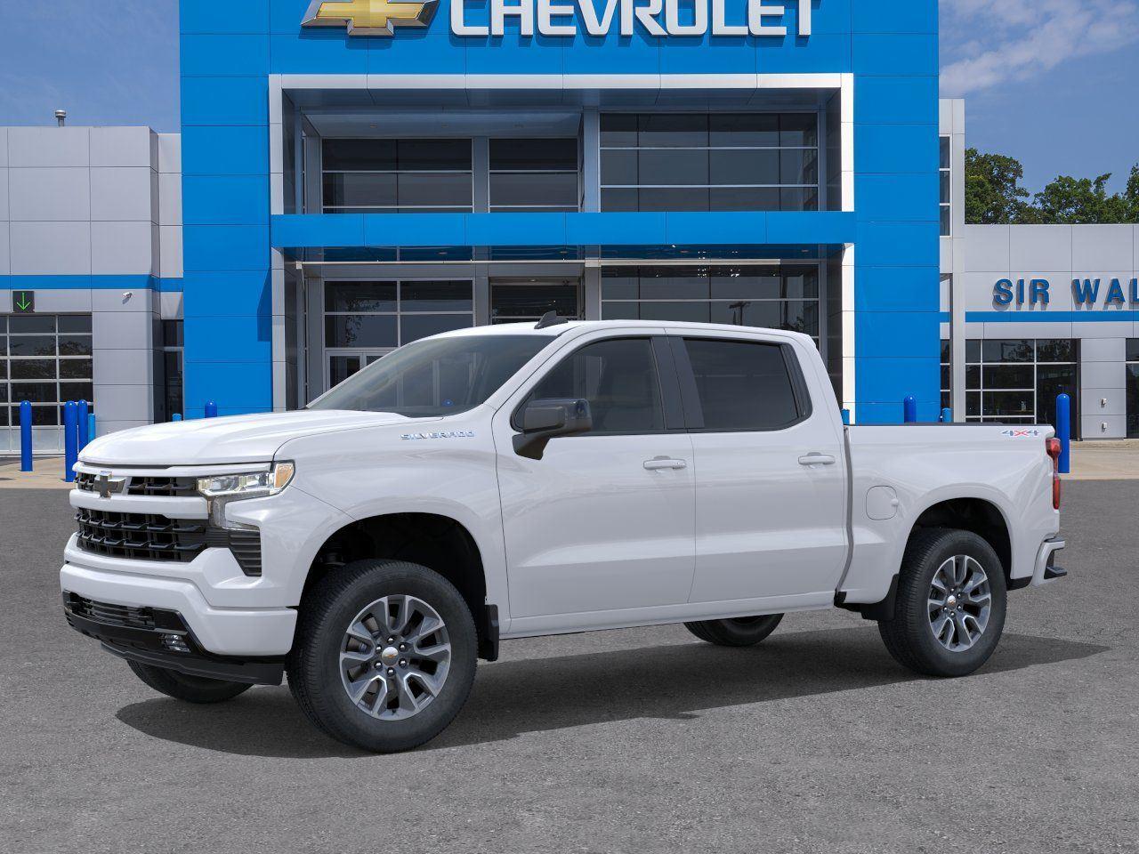 2026 Chevrolet Silverado 1500 RST - Summit White exterior view 3
