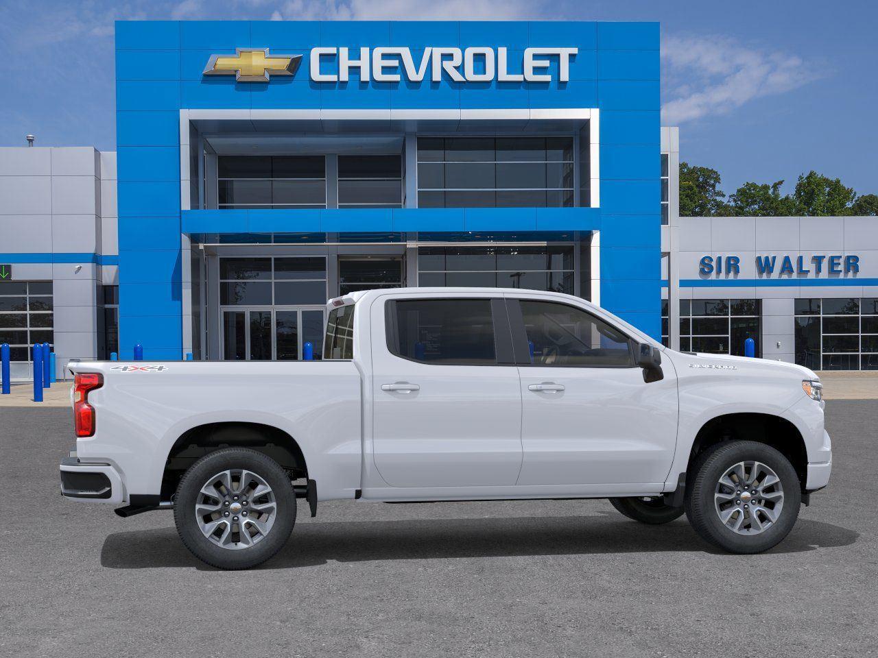 2026 Chevrolet Silverado 1500 RST - Summit White exterior view 6