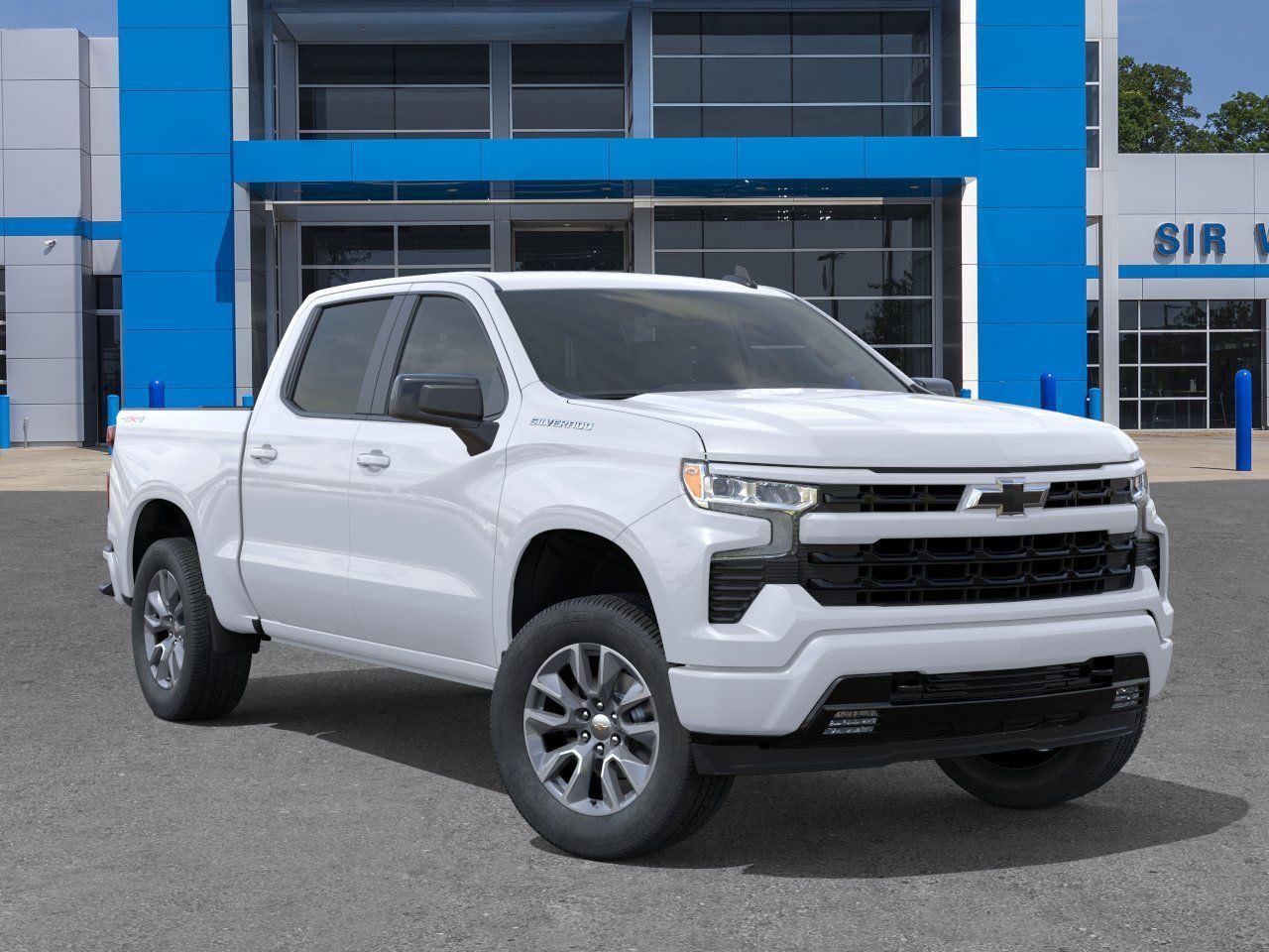 2026 Chevrolet Silverado 1500 RST - Summit White exterior view 8