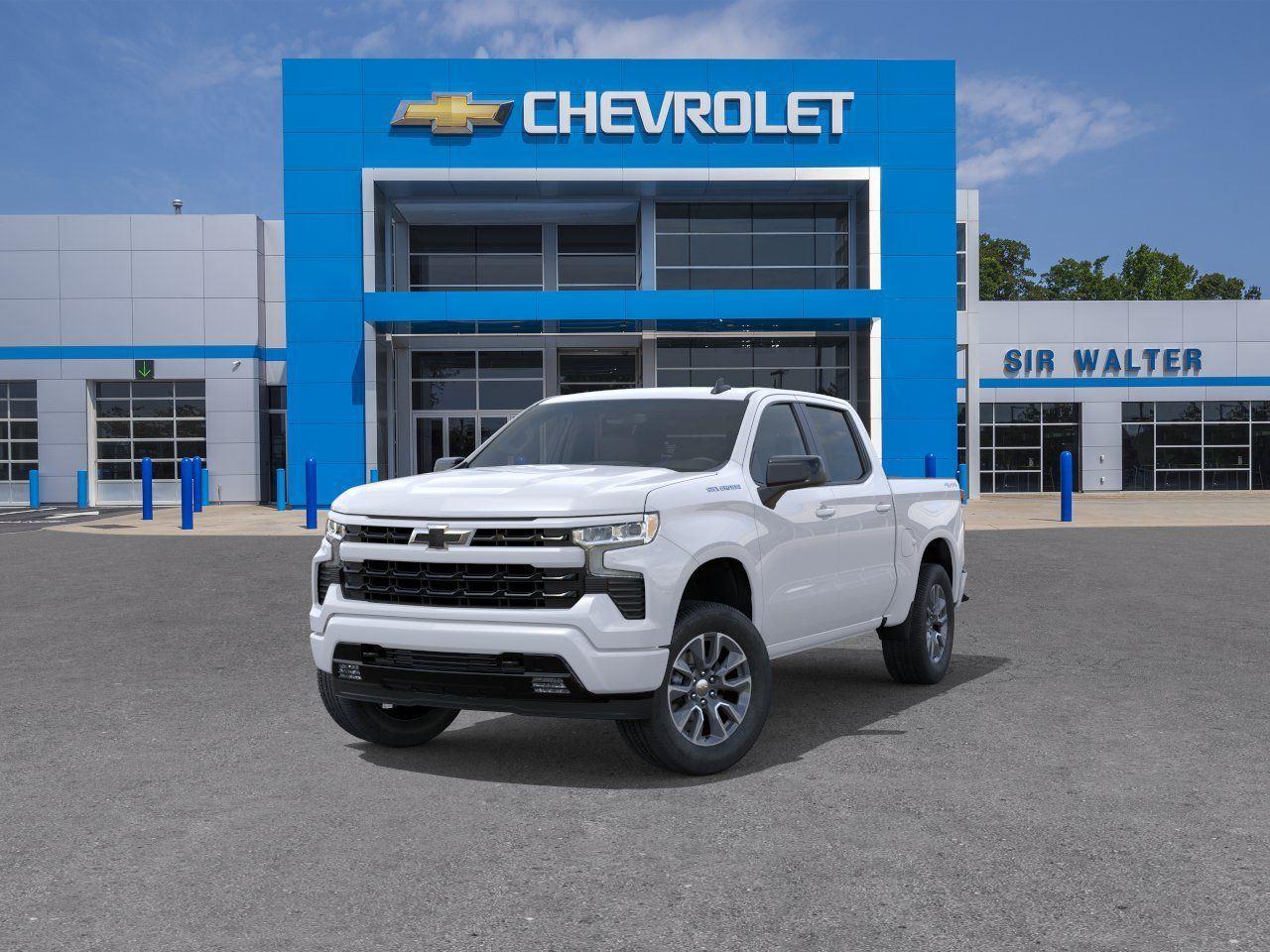 2026 Chevrolet Silverado 1500 RST - Summit White exterior view 9