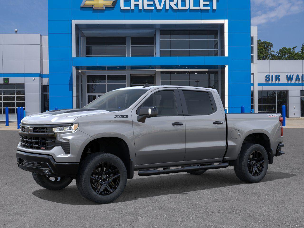 2026 Chevrolet Silverado 1500 LT Trail Boss - Sterling Gray Metallic exterior view 3