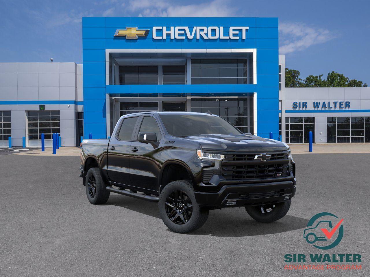 2026 Chevrolet Silverado 1500 LT Trail Boss - Black exterior view 1