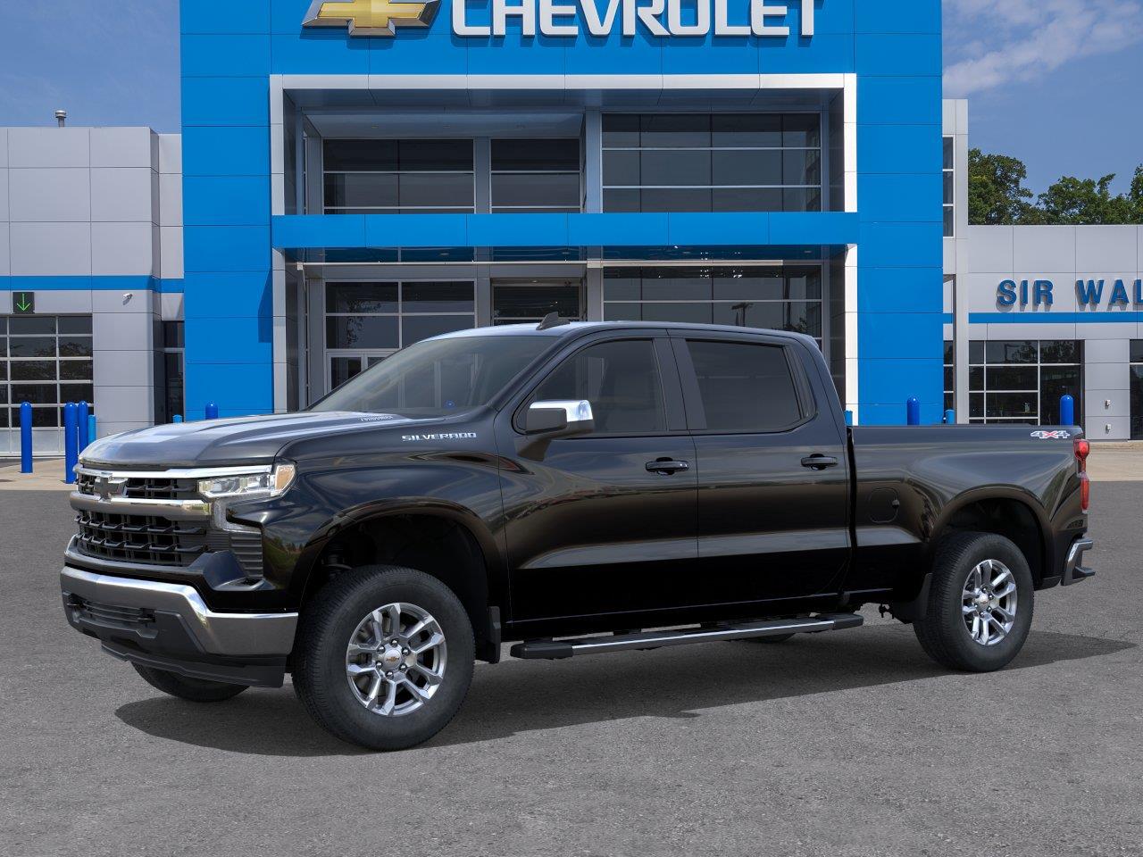 2026 Chevrolet Silverado 1500 LT - Black exterior view 2