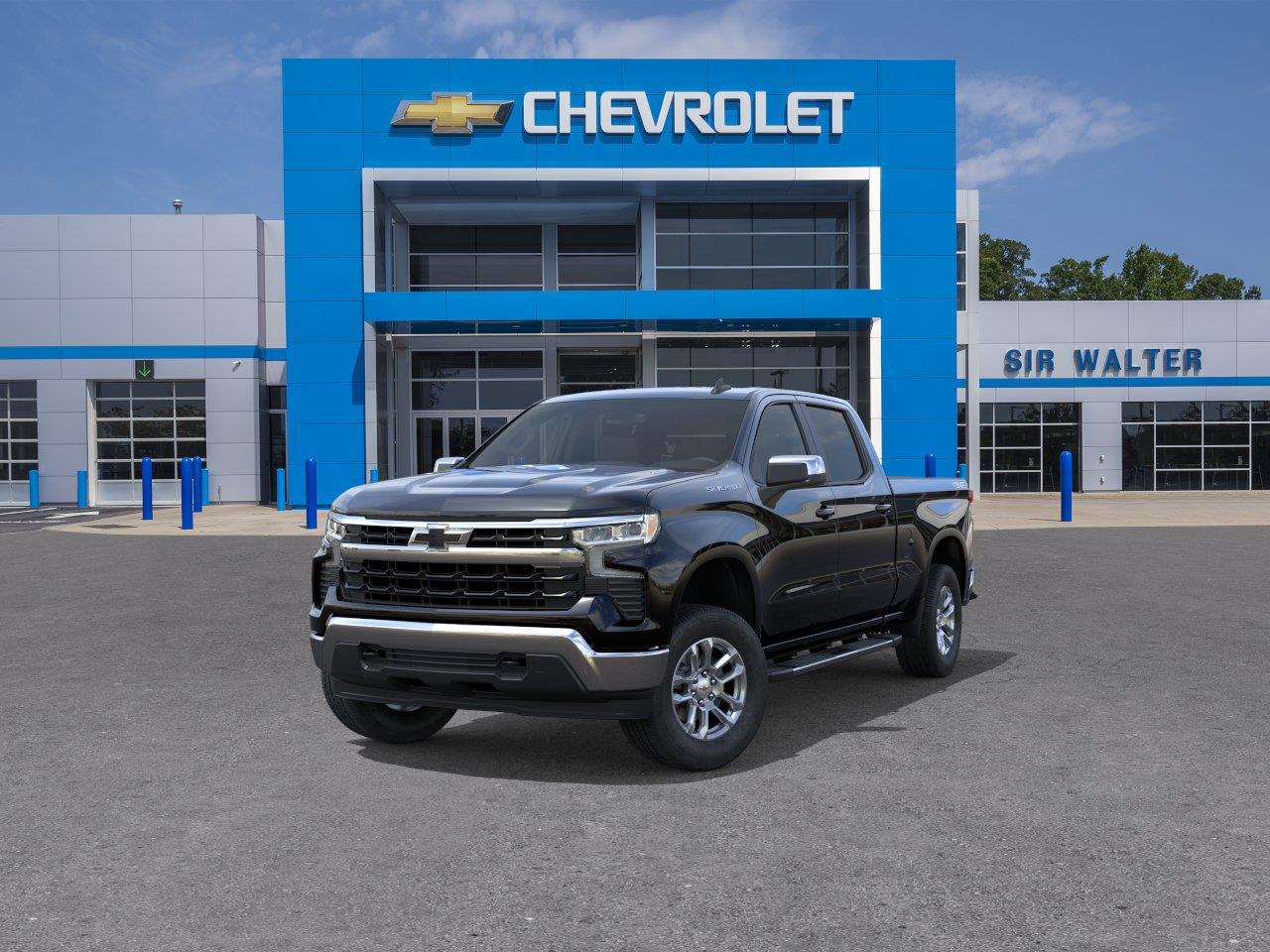 2026 Chevrolet Silverado 1500 LT - Black exterior view 8