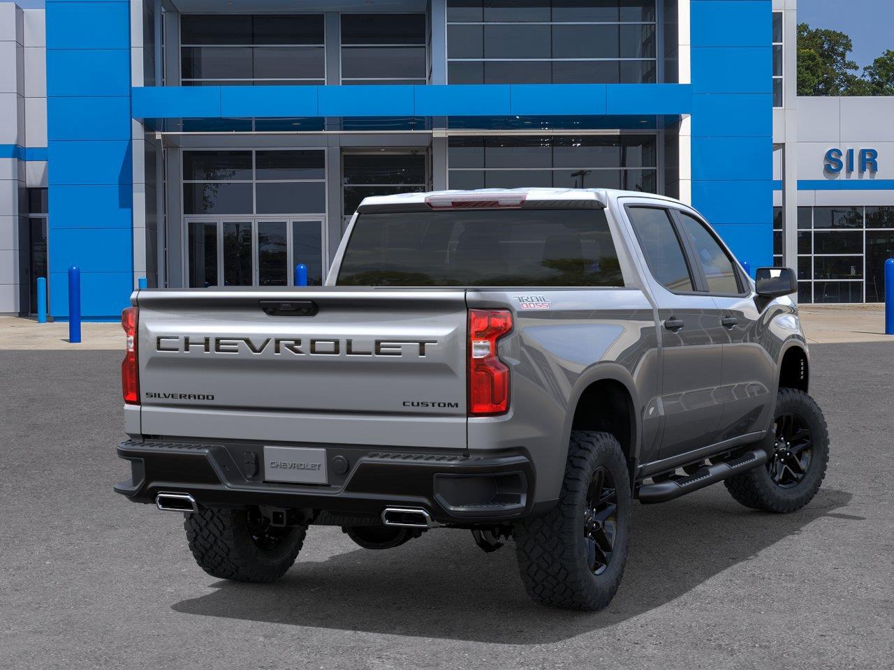 2026 Chevrolet Silverado 1500 Custom Trail Boss - Sterling Gray Metallic exterior view 4