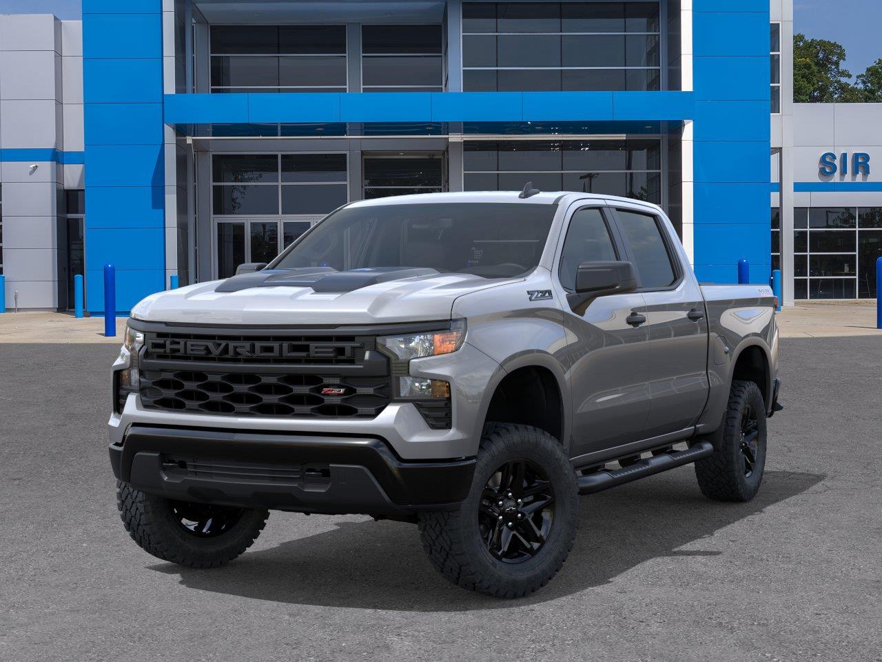 2026 Chevrolet Silverado 1500 Custom Trail Boss - Sterling Gray Metallic exterior view 6
