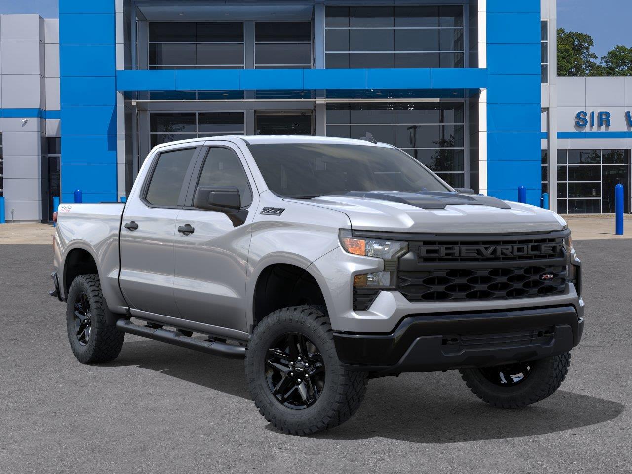 2026 Chevrolet Silverado 1500 Custom Trail Boss - Sterling Gray Metallic exterior view 7