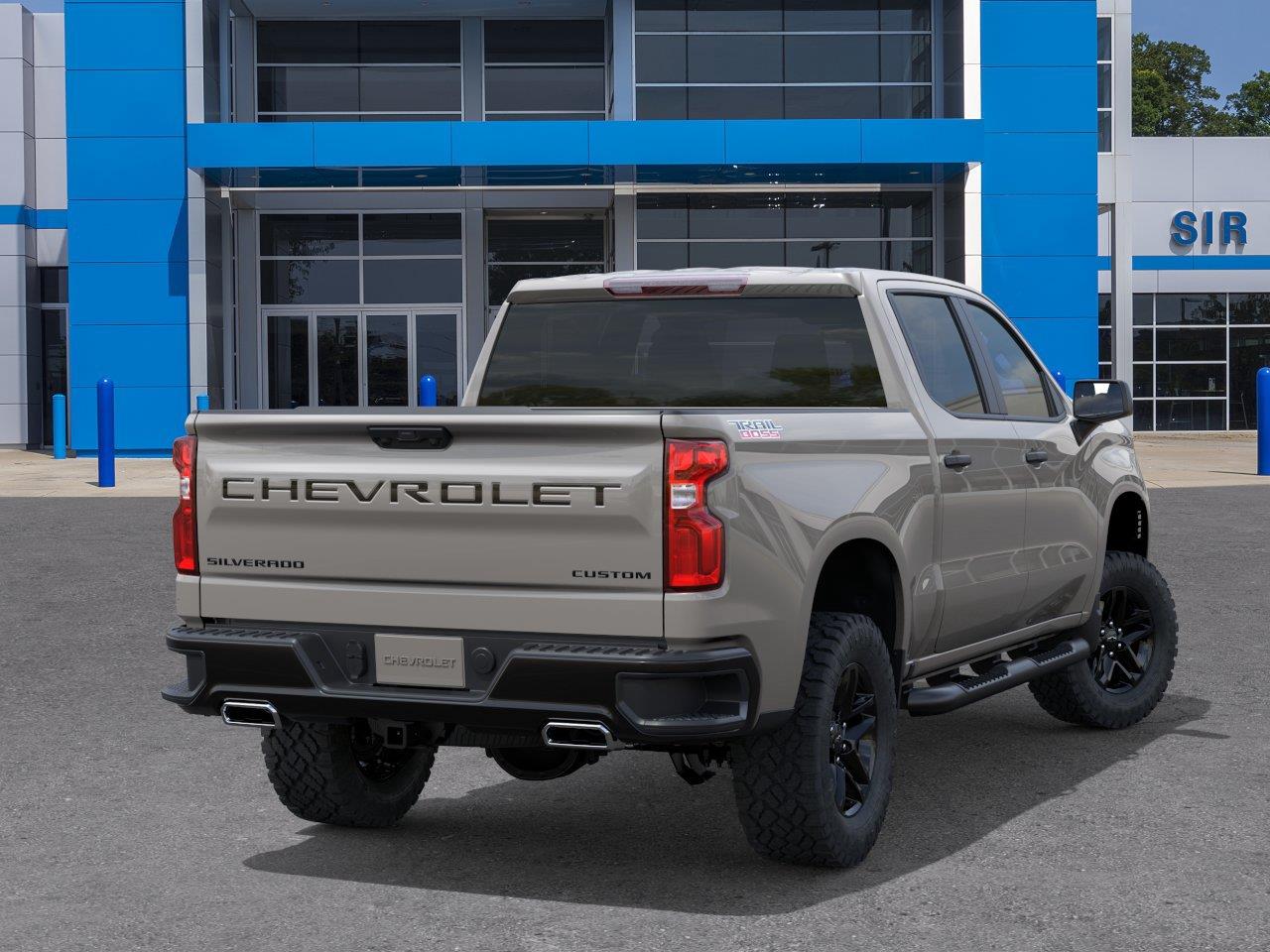 2026 Chevrolet Silverado 1500 Custom Trail Boss - White Sands exterior view 4