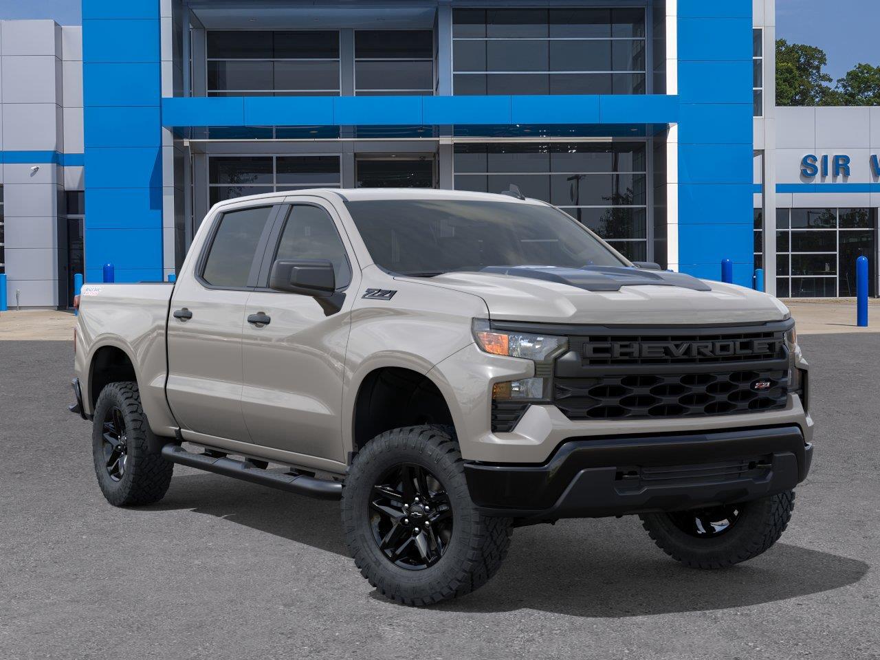 2026 Chevrolet Silverado 1500 Custom Trail Boss - White Sands exterior view 7
