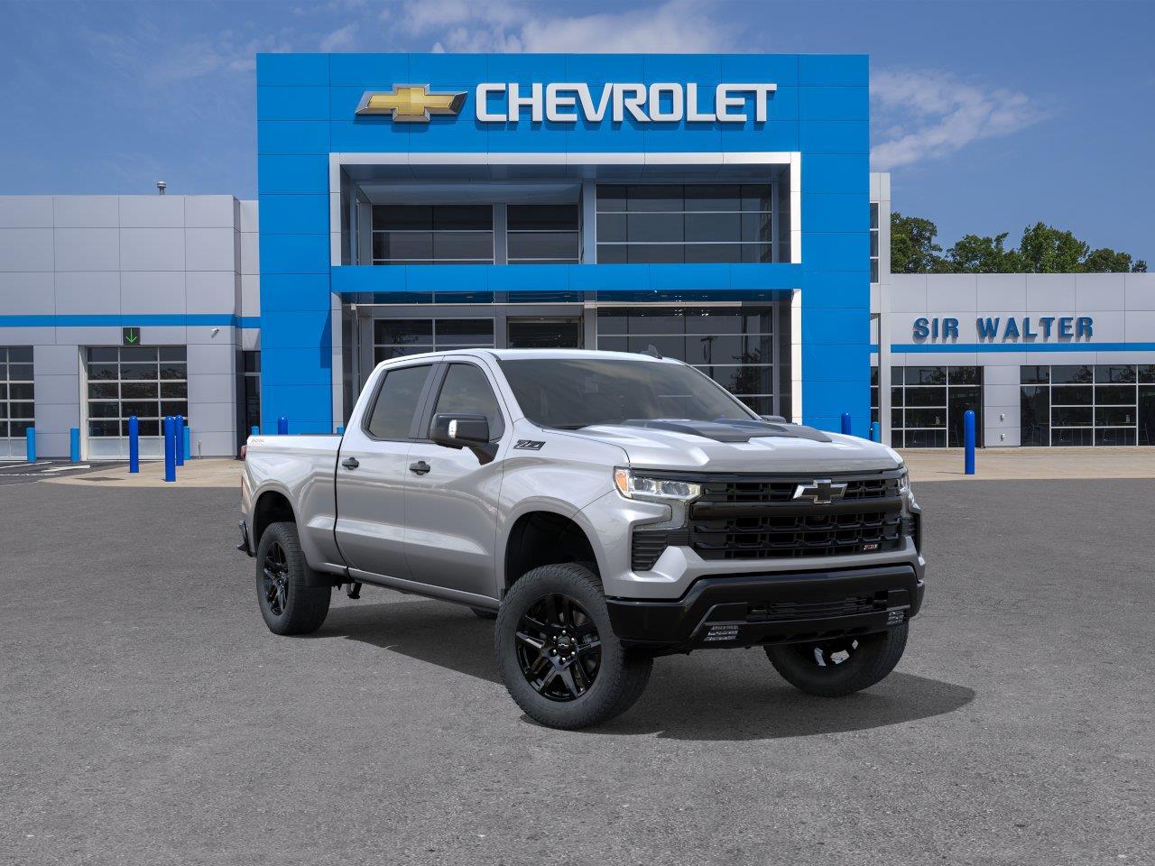 2026 Chevrolet Silverado 1500 LT Trail Boss - Sterling Gray Metallic exterior view 1