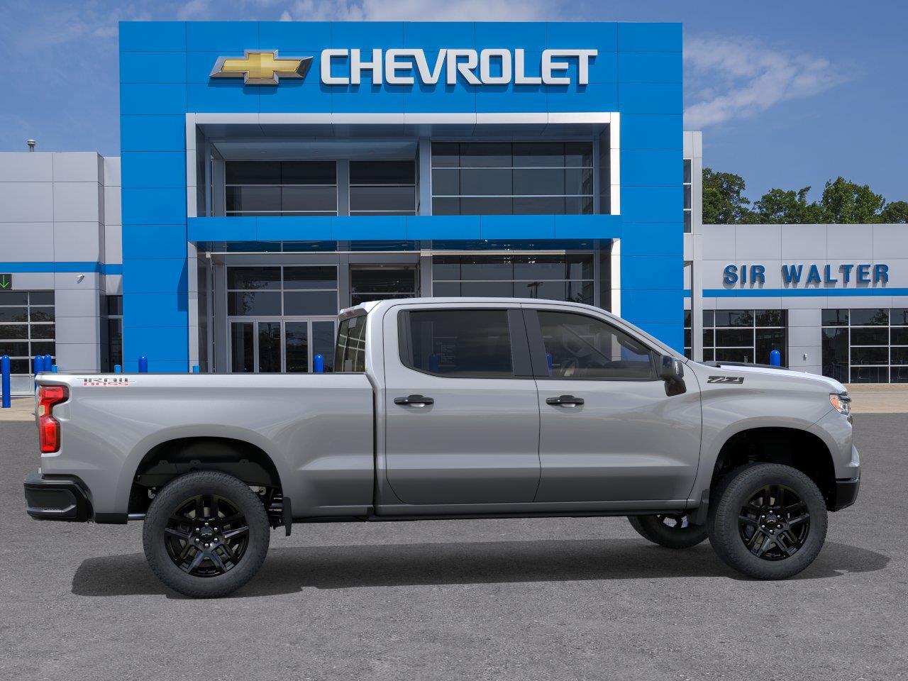 2026 Chevrolet Silverado 1500 LT Trail Boss - Sterling Gray Metallic exterior view 5