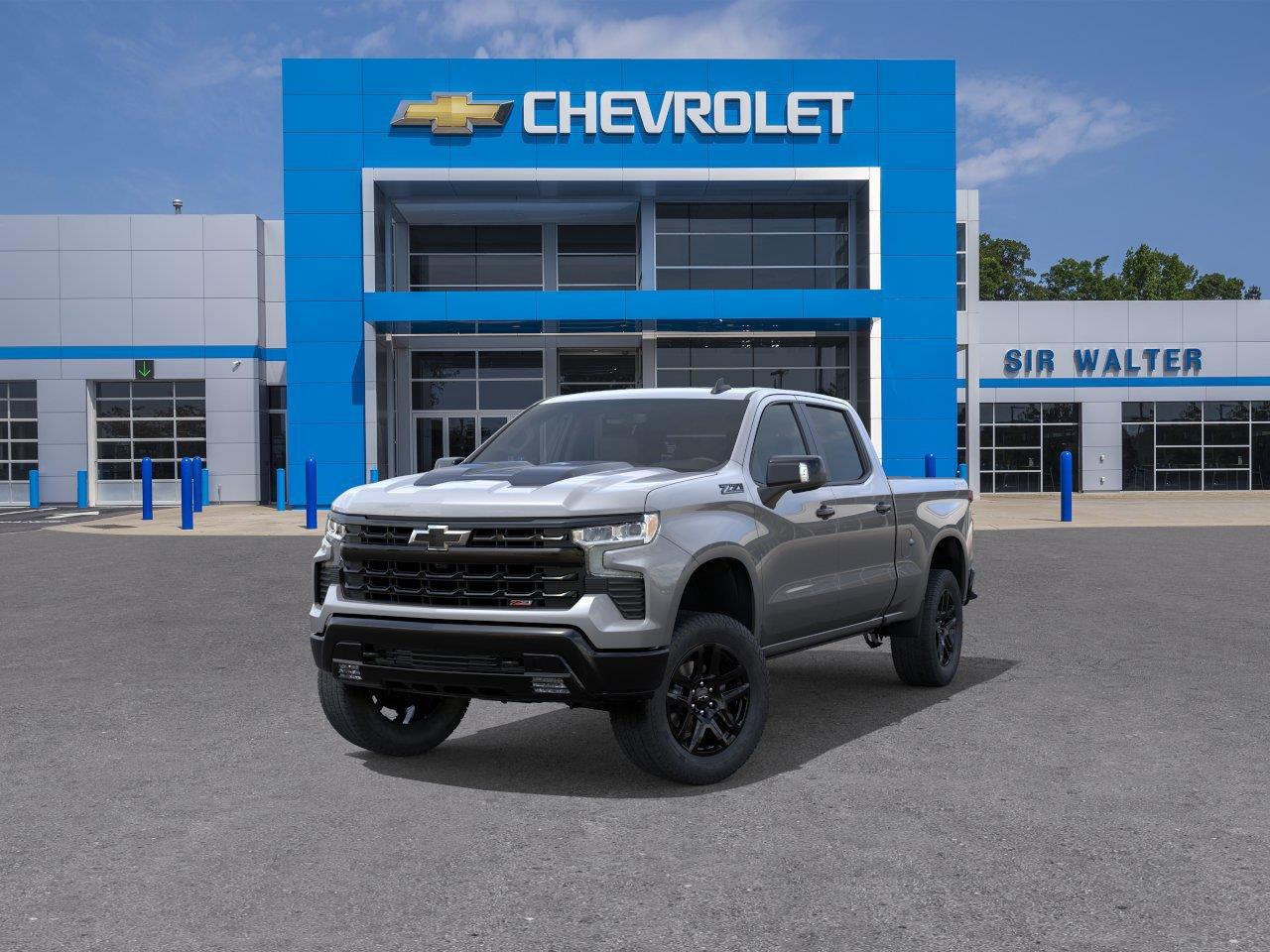 2026 Chevrolet Silverado 1500 LT Trail Boss - Sterling Gray Metallic exterior view 8