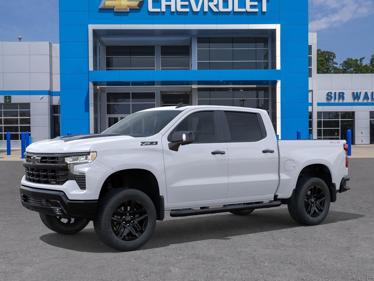 2026 Chevrolet Silverado 1500 LT Trail Boss - Summit White exterior view 2