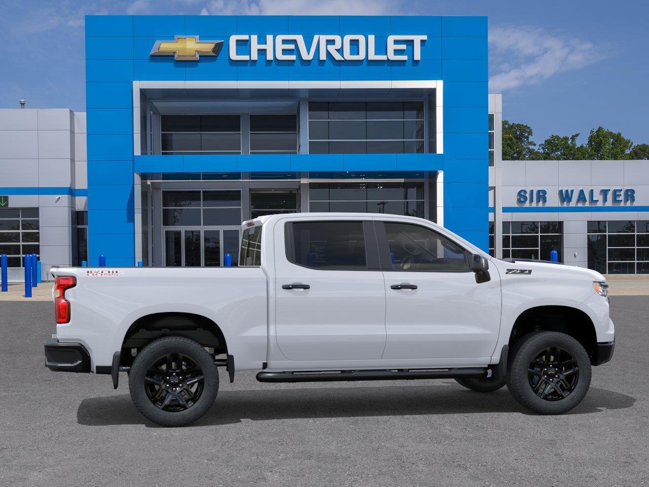 2026 Chevrolet Silverado 1500 LT Trail Boss - Summit White exterior view 5
