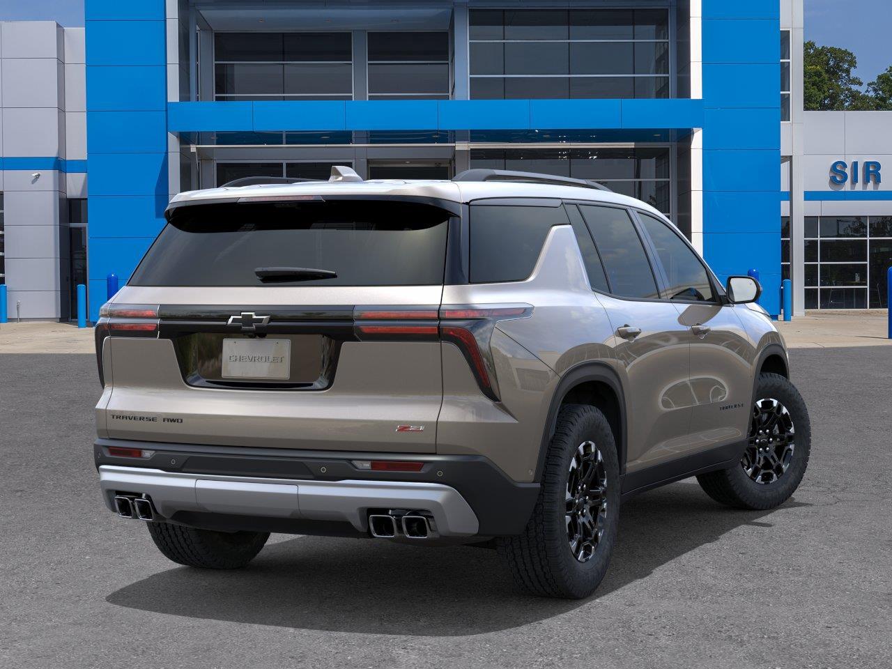 2027 Chevrolet Traverse AWD Z71 - Sandstone Gray exterior view 4