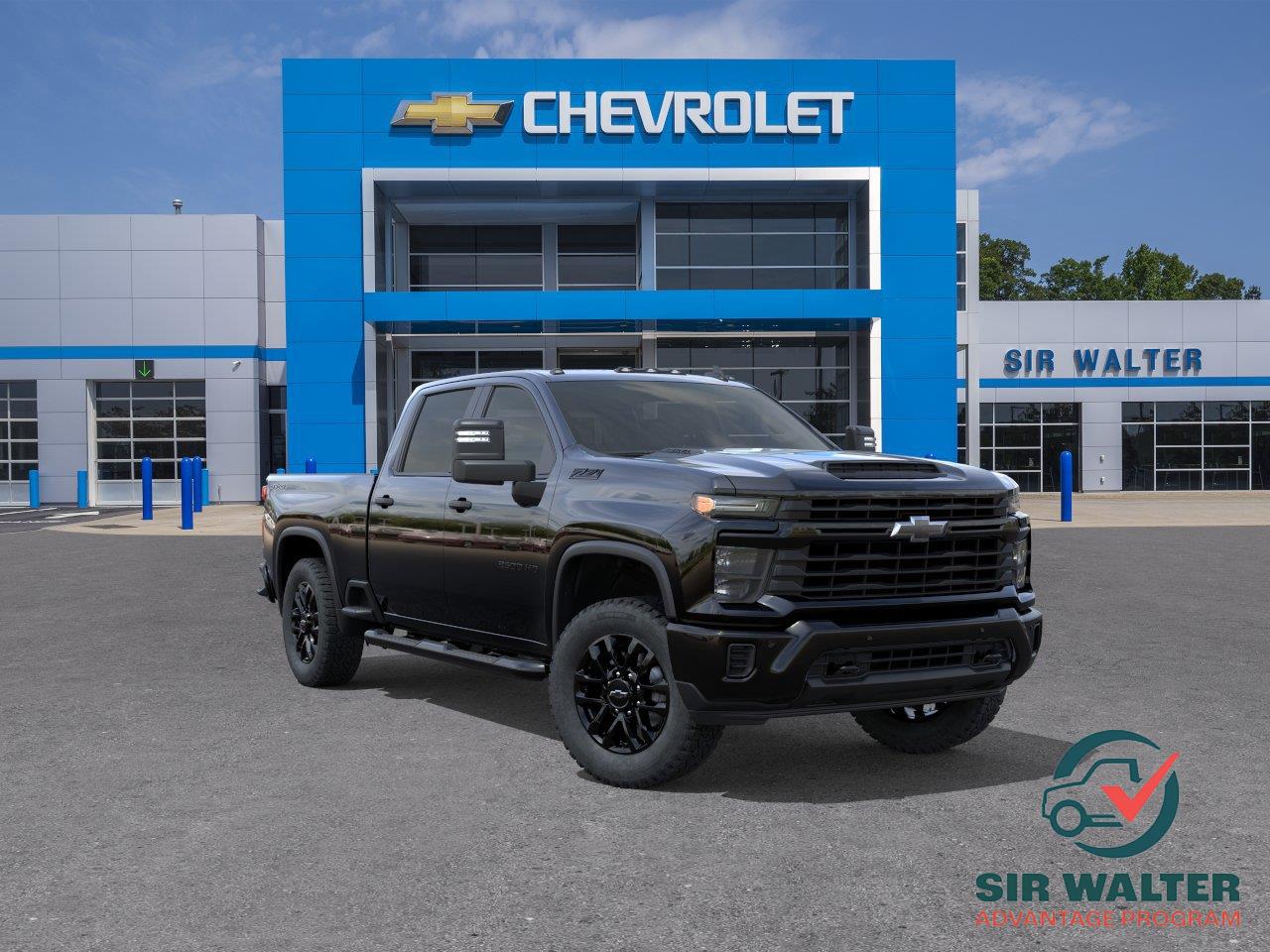 2026 Chevrolet Silverado 2500HD Custom - Black exterior view 1