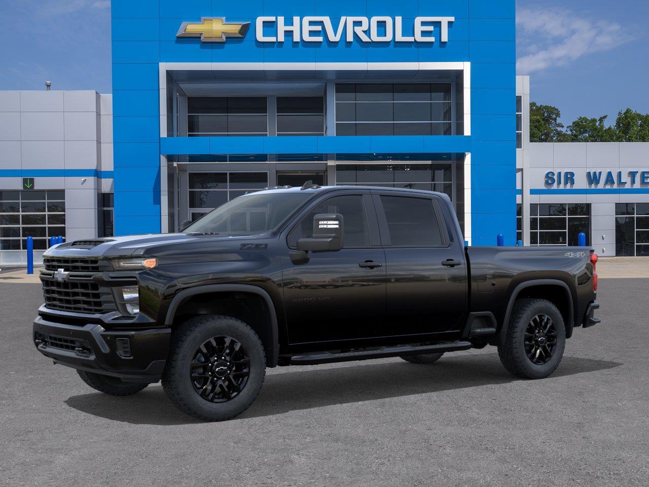 2026 Chevrolet Silverado 2500HD Custom - Black exterior view 2