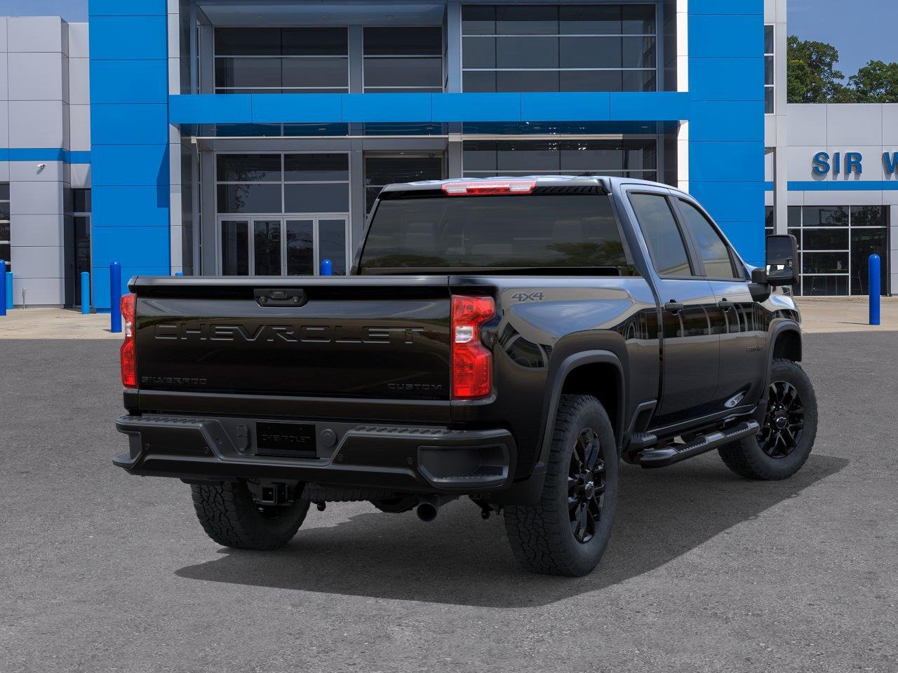 2026 Chevrolet Silverado 2500HD Custom - Black exterior view 4