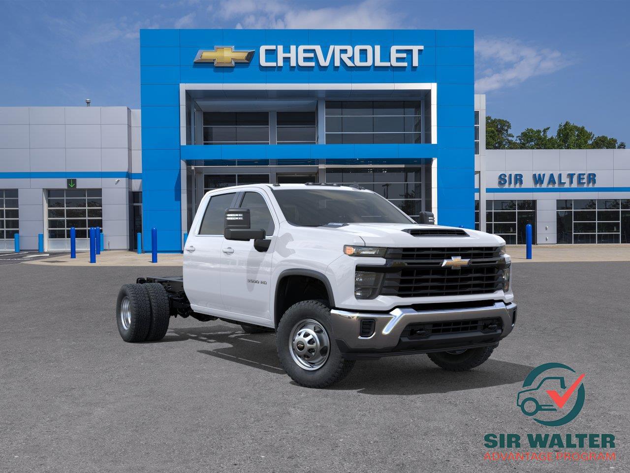 Summit White 2026 Chevrolet Silverado 3500HD Chassis Pickup Truck 4X2 Automatic