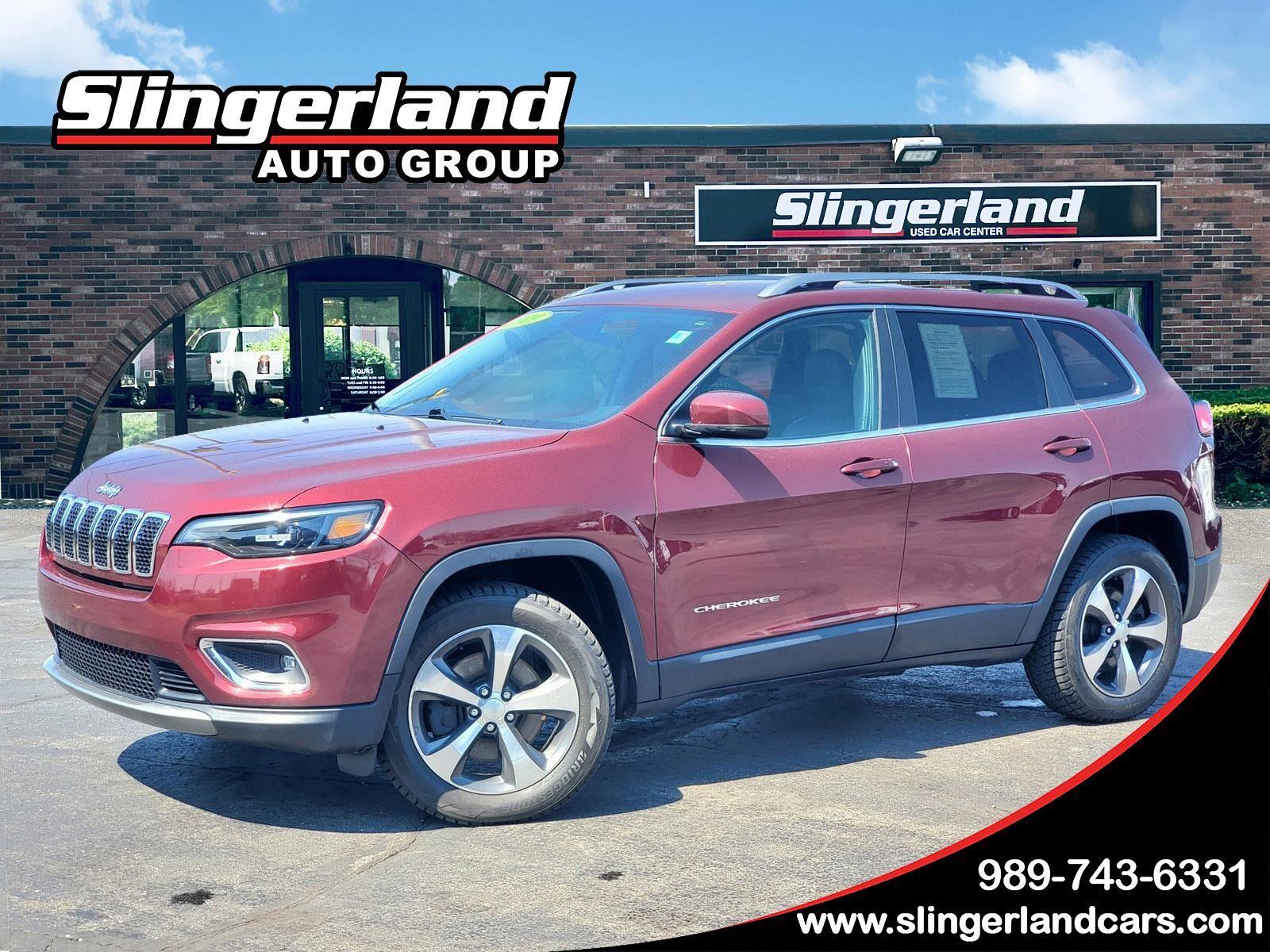 Velvet Red Pearlcoat 2019 Jeep Cherokee Limited 4WD SUV / Crossover Four-Wheel Drive 9-Speed Automatic