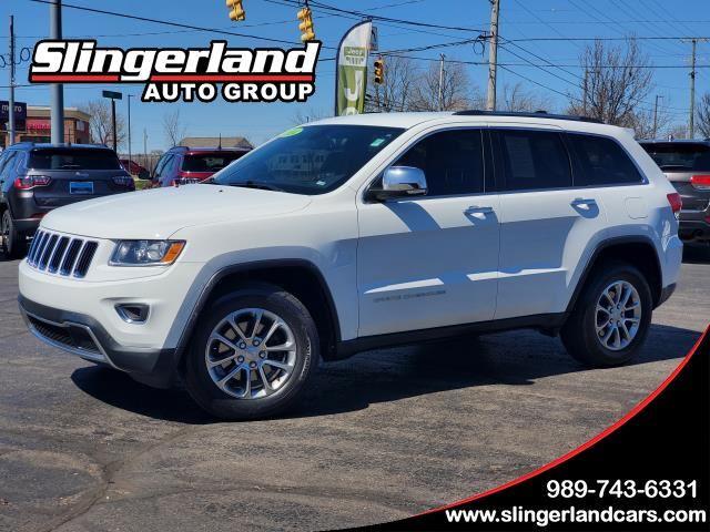 Bright White Clearcoat 2015 Jeep Grand Cherokee Limited 4WD SUV / Crossover Four-Wheel Drive 8-Speed Automatic
